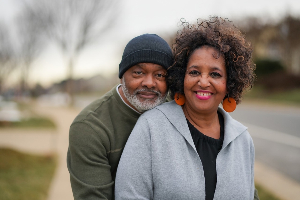 A homeless couple using housing vouchers