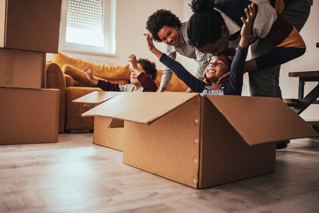 a family moving in